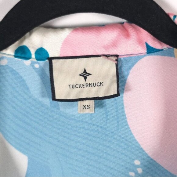 TUCKERNUCK Riviera Floral Willow Blouse Top‎ Collared
3/4 Sleeve Size XS - Picture 6 of 12